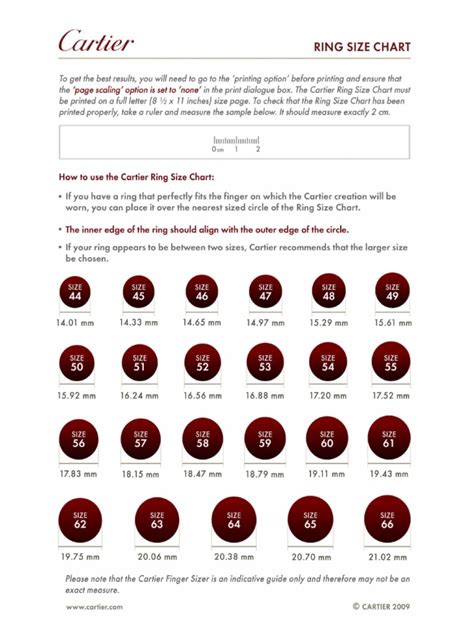 cartier ring size 56|cartier sizing chart.